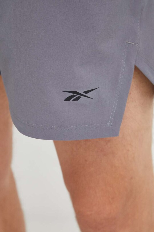 Reebok pantaloni scurți de antrenament Strength 3.0 gri 100070844