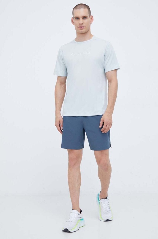 Къс панталон за трениране Calvin Klein Performance 00GMF3S820 сив AW23