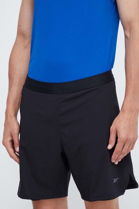 Σορτς προπόνησης Reebok Speed 3.0 με ελαστάν μαύρο 100065102