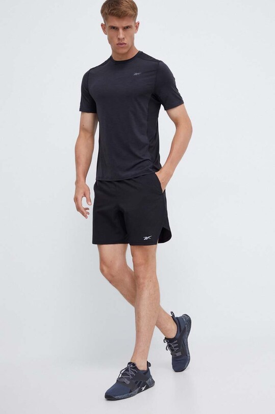 Шорты для бега Reebok 100070379 чёрный AW23