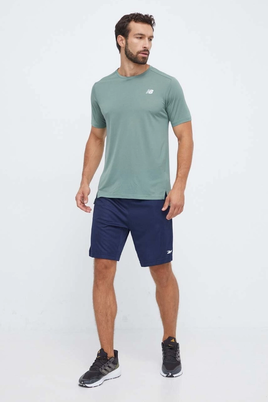 Reebok pantaloni scurți de antrenament Comm 100070671 bleumarin AW24