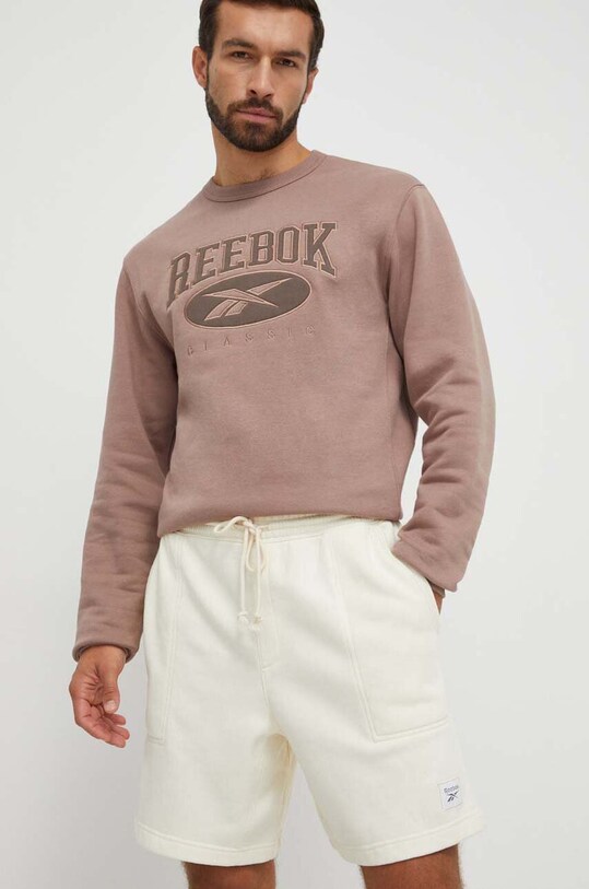 Reebok Classic szorty drobny wzór beżowy 100070955