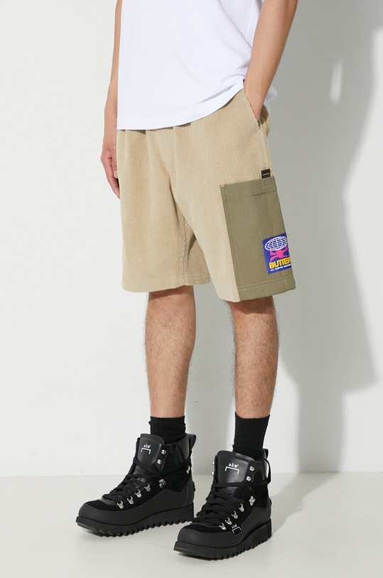 Manšestrové šortky Butter Goods Terrain Corduroy Shorts béžová BGQ3235201