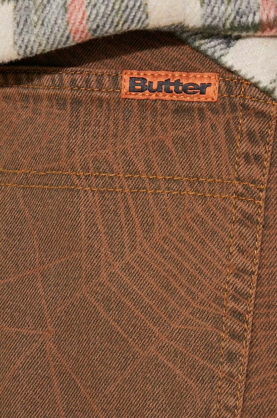 Jeans kratke hlače Butter Goods Web Denim Shorts rjava BGQ3234801