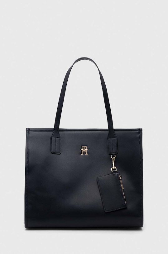 Tommy Hilfiger torebka mieści A4 granatowy AW0AW14876