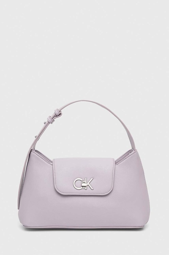 Calvin Klein torebka nie mieści A4 fioletowy K60K610769