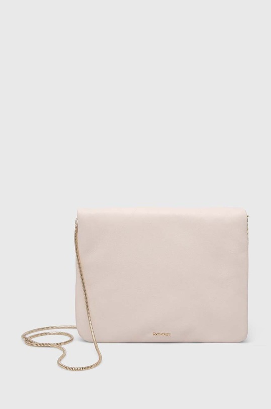 Calvin Klein torebka nie mieści A4 beżowy K60K611019