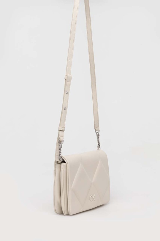 Calvin Klein torebka K60K611021 beżowy AW23