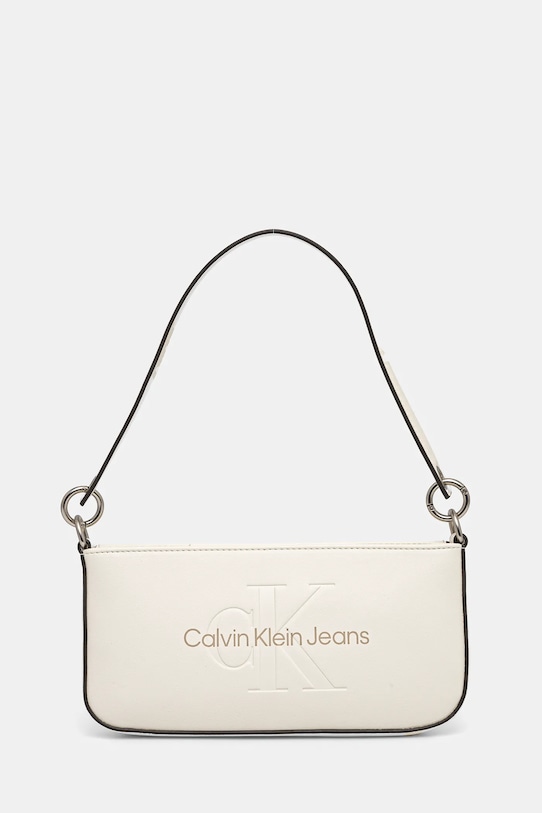 Calvin Klein Jeans torebka nie mieści A4 beżowy K60K610679