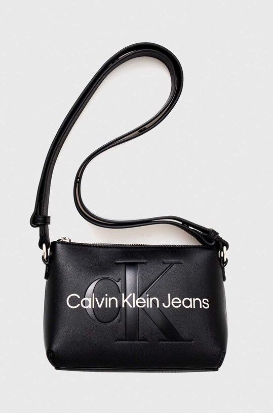 Calvin Klein Jeans torebka nie mieści A4 czarny K60K610681