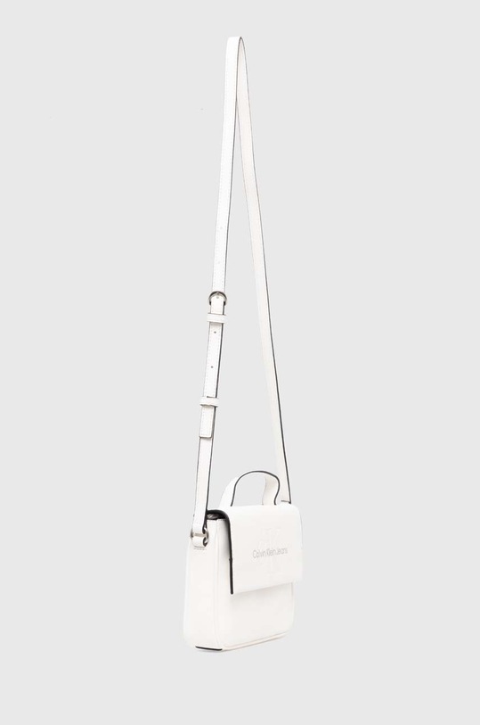 Τσάντα Calvin Klein Jeans K60K610829 λευκό SS24