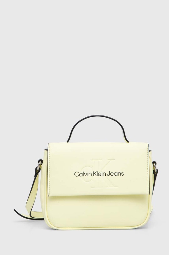 Τσάντα Calvin Klein Jeans συνθετικό κίτρινο K60K610829