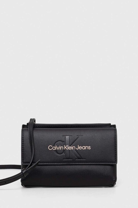 Calvin Klein Jeans torebka nie mieści A4 czarny K60K610579