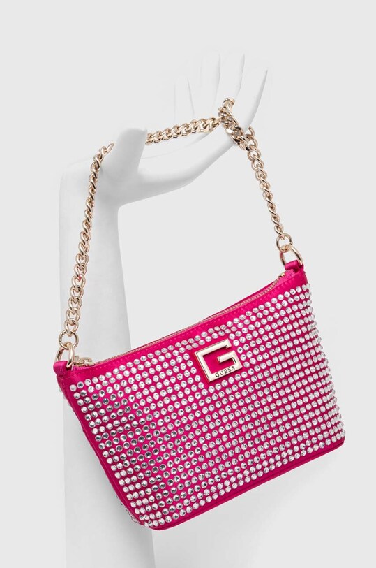 Сумочка Guess аплікація рожевий HWEG87.77720
