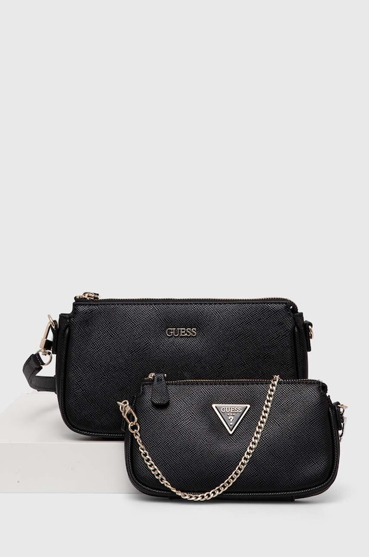 Guess torebka NOELLE nie mieści A4 czarny HWZG78.79710