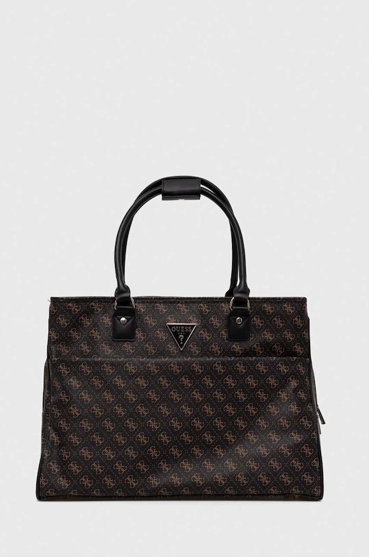 Kabelka Guess JESCO imitácia kože hnedá TWQ838.99190