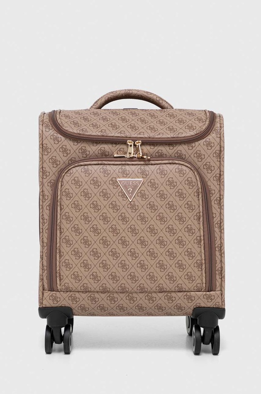 Guess walizka 46x35,5x20,5 cm mieści A4 brązowy TWB883.09710