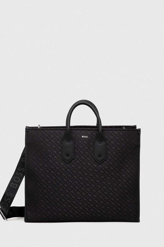 Kabelka BOSS textilní černá 50499090