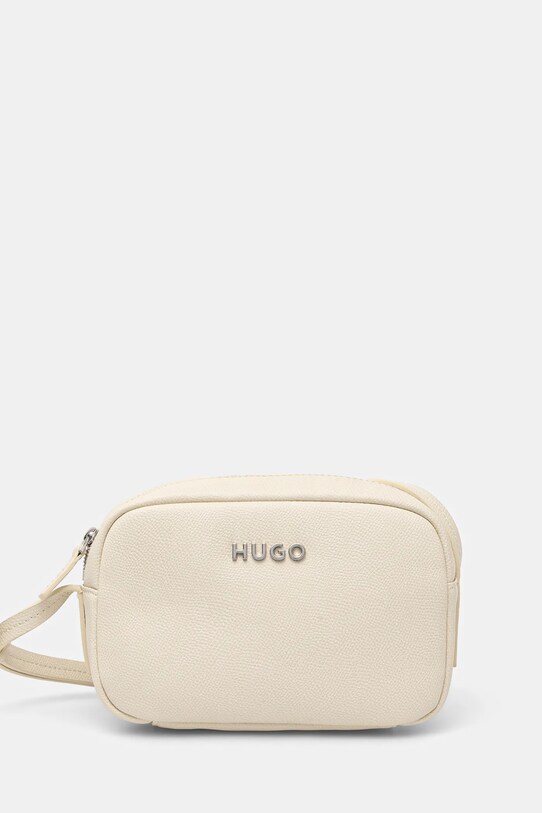 Τσάντα HUGO απομίμηση λείου δέρματος λευκό 50485074