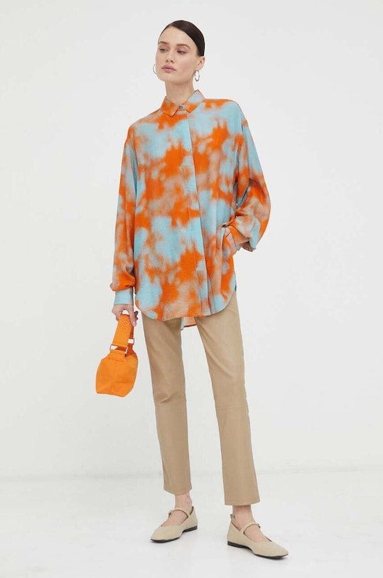 Torbica Samsoe Samsoe F23200199 oranžna