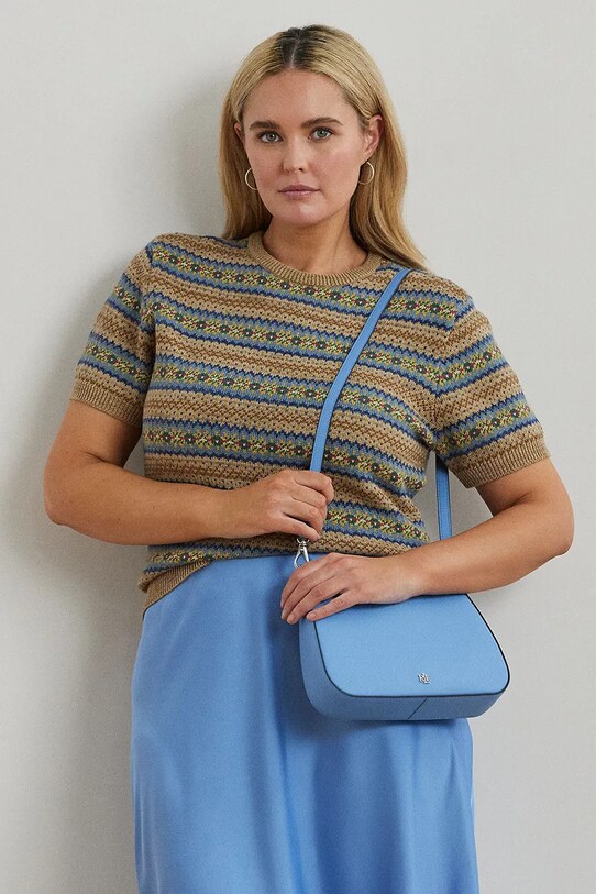 Δερμάτινη τσάντα Lauren Ralph Lauren 431883768