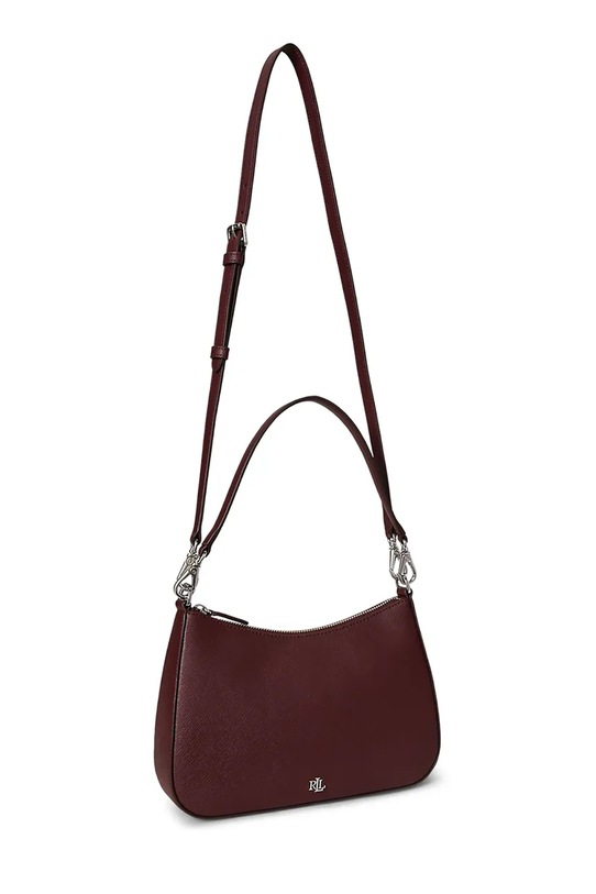 Δερμάτινη τσάντα Lauren Ralph Lauren 431883768 μπορντό AW25