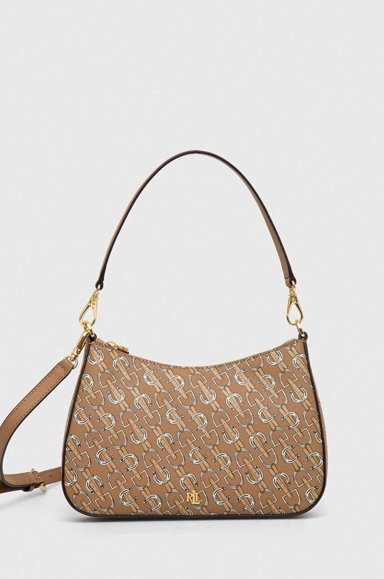 Lauren Ralph Lauren bőr táska barna 431883768