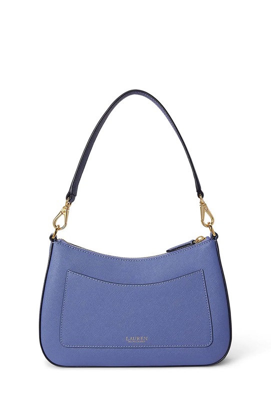 Akcesoria Lauren Ralph Lauren torebka skórzana 431883768 niebieski