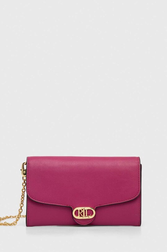 Lauren Ralph Lauren poseta piele uni roz 431902100