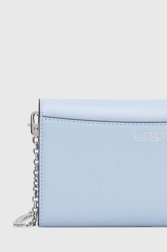 Akcesoria Lauren Ralph Lauren kopertówka skórzana 431902100 niebieski