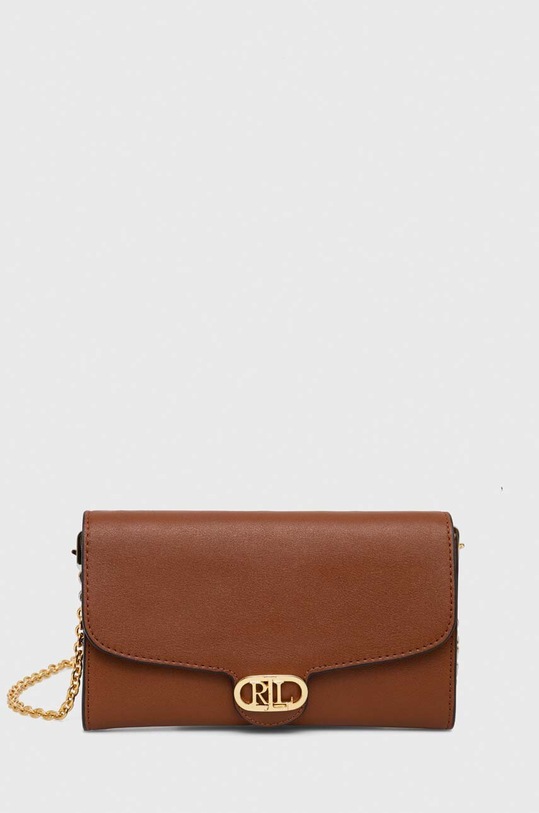 Lauren Ralph Lauren kopertówka skórzana 431902100 brązowy AA00
