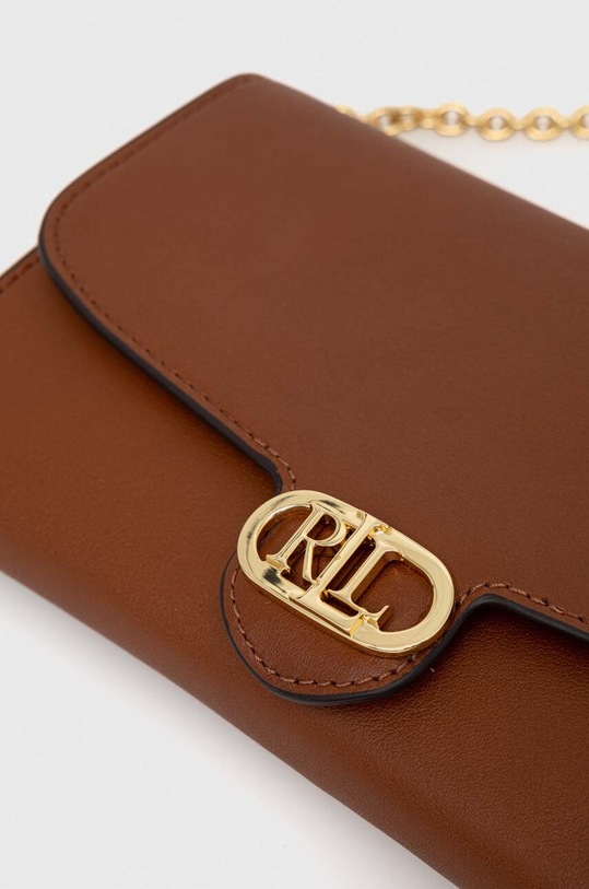 Lauren Ralph Lauren kopertówka skórzana 431902100 brązowy