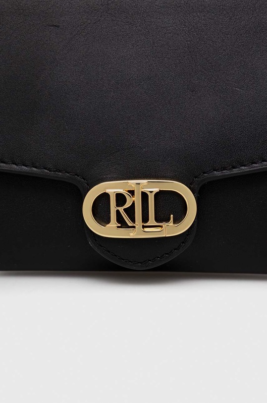 Lauren Ralph Lauren kopertówka skórzana czarny 431902100