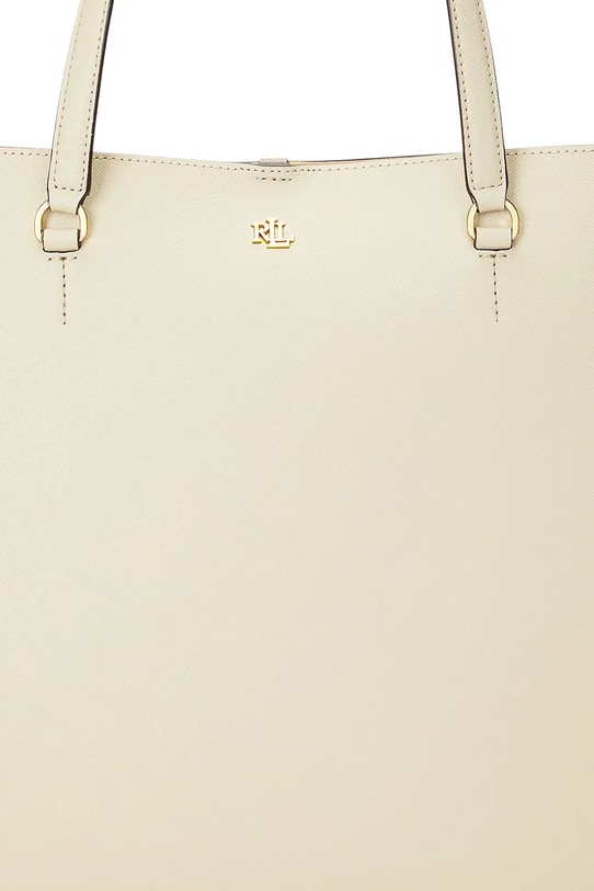 Lauren Ralph Lauren torebka skórzana 431911655 beżowy