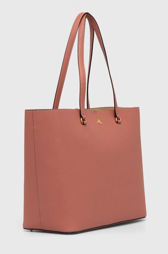 Kožená kabelka Lauren Ralph Lauren 431911655 ružová AA00