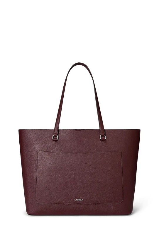 Αξεσουάρ Δερμάτινη τσάντα Lauren Ralph Lauren 431911655 μπορντό
