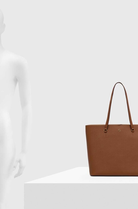 Δερμάτινη τσάντα Lauren Ralph Lauren 431911655