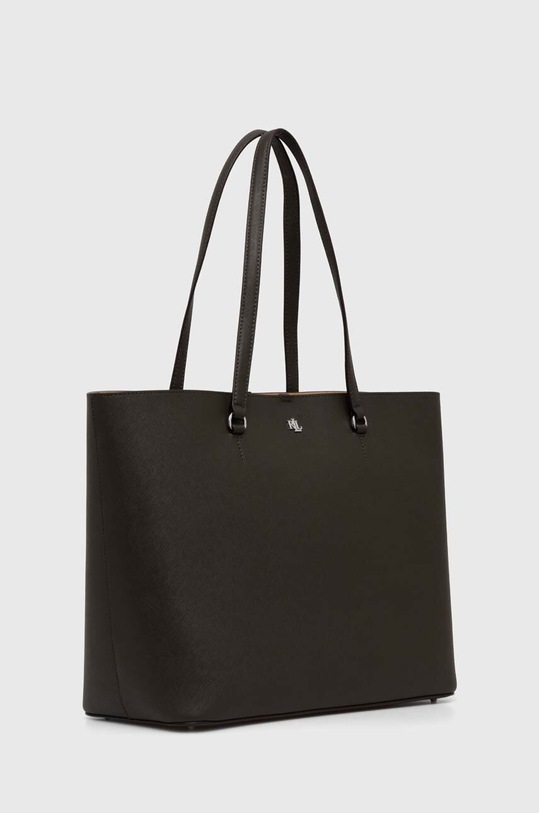 Kožená kabelka Lauren Ralph Lauren 431911655 zelená AA00