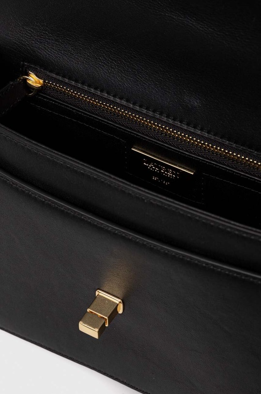 Кожаная сумочка Lauren Ralph Lauren 431915780 чёрный