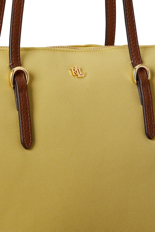 Lauren Ralph Lauren torebka shopper damska 431916737 żółty