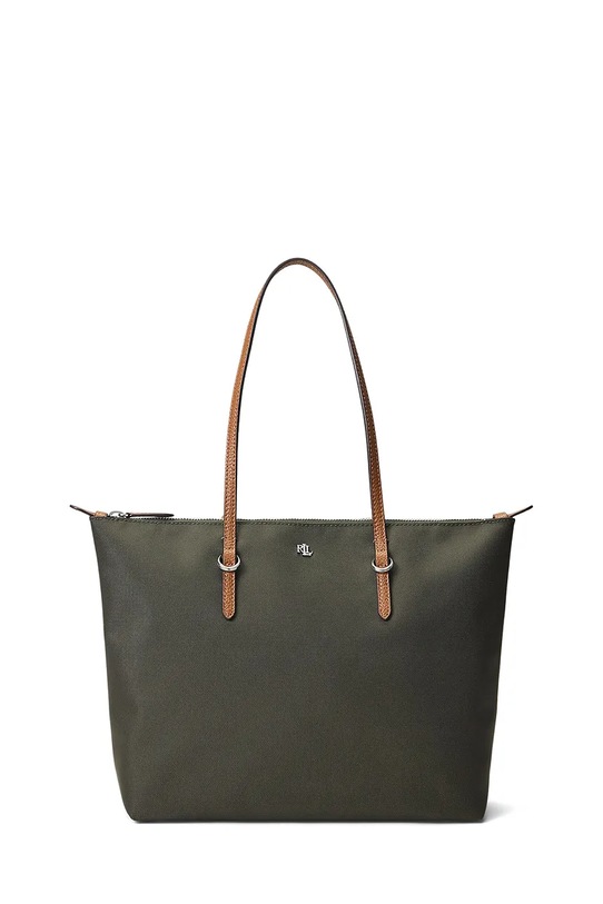 Τσάντα Lauren Ralph Lauren υφασμάτινο πράσινο 431916737