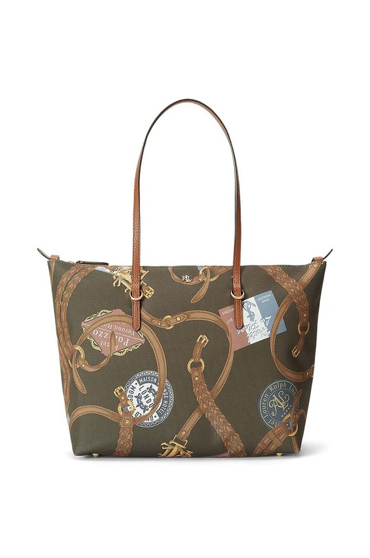 Lauren Ralph Lauren geantă shopper de damă uni verde 431916737