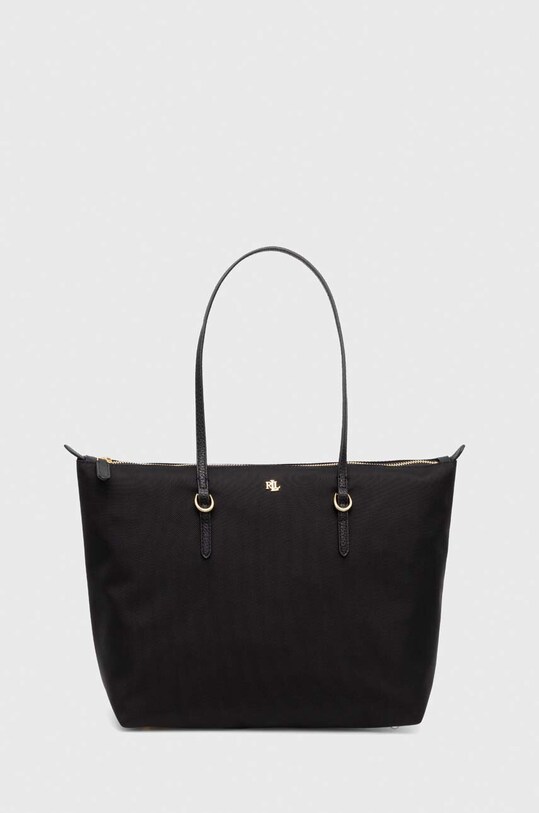 Lauren Ralph Lauren torebka mieści A4 czarny 431916737
