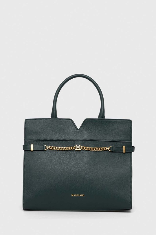 Marciano Guess torebka skórzana mieści A4 zielony 3YGZ19.9940Z