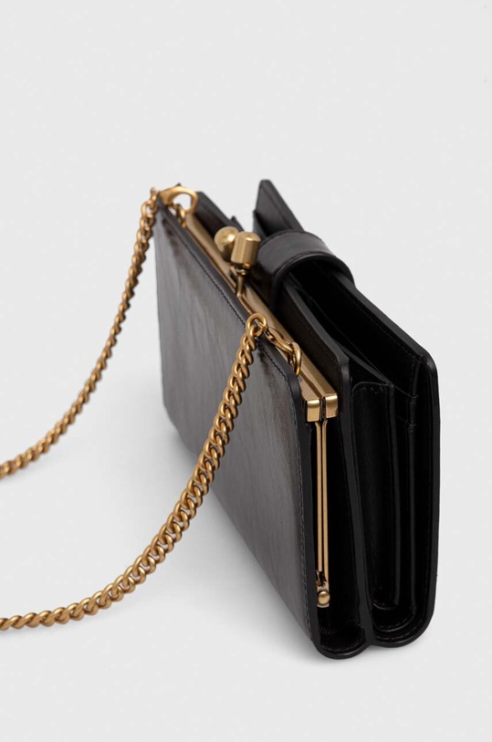 Pinko pochette di pelle 101779.A106 nero AW23
