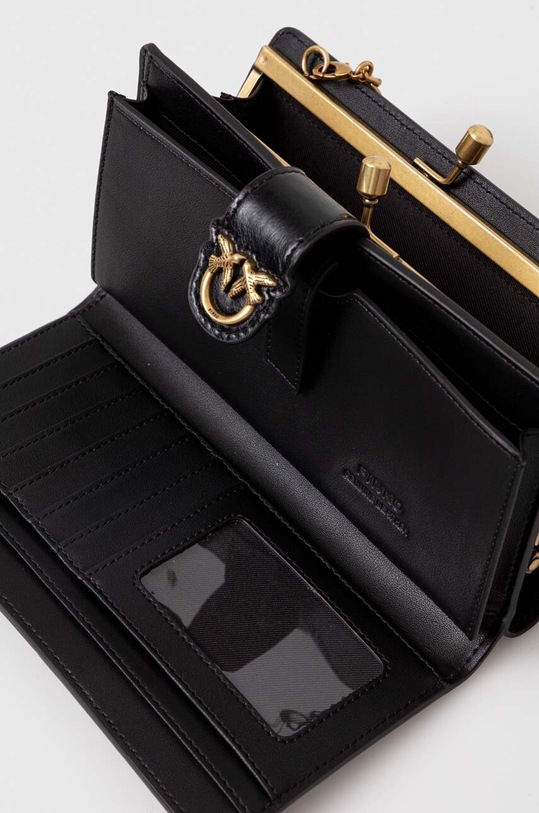 Pinko pochette di pelle nero 101779.A106