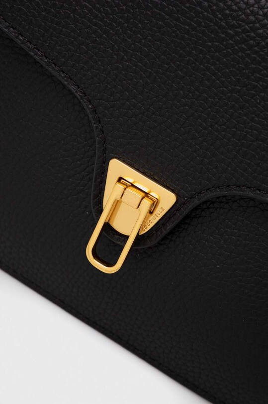 Coccinelle poseta de piele E1.MF6.12.01.01 negru