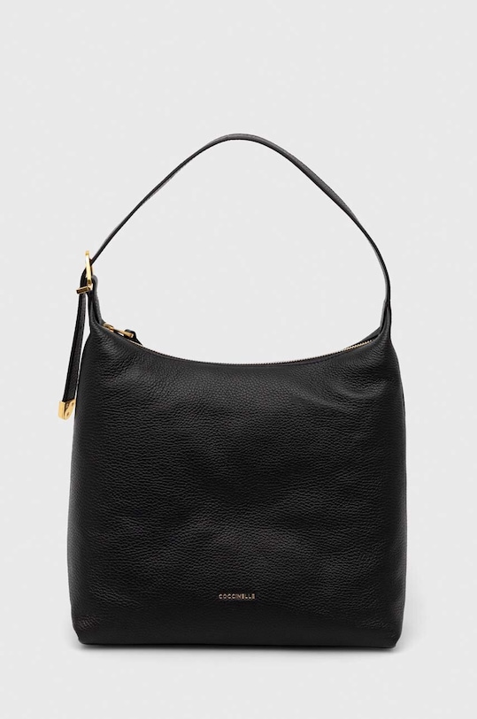Coccinelle torebka skórzana skóra licowa czarny E1.N15.13.02.01