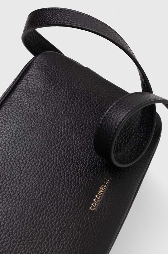 Coccinelle torebka skórzana czarny E1.N15.15.02.01