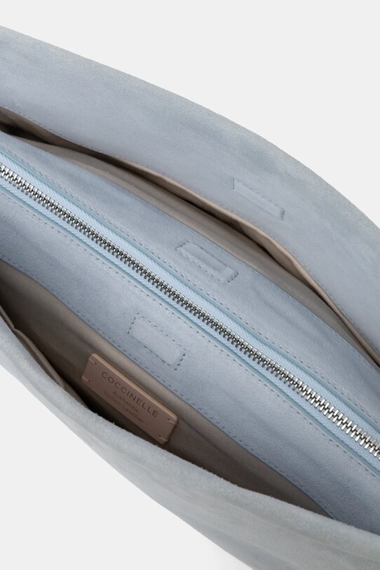 Coccinelle torebka zamszowa E1.P6P.19.02.01 niebieski